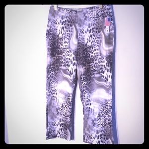 ABSTRACT DESIGNER Gray Silky Smooth Dress Pant NWT